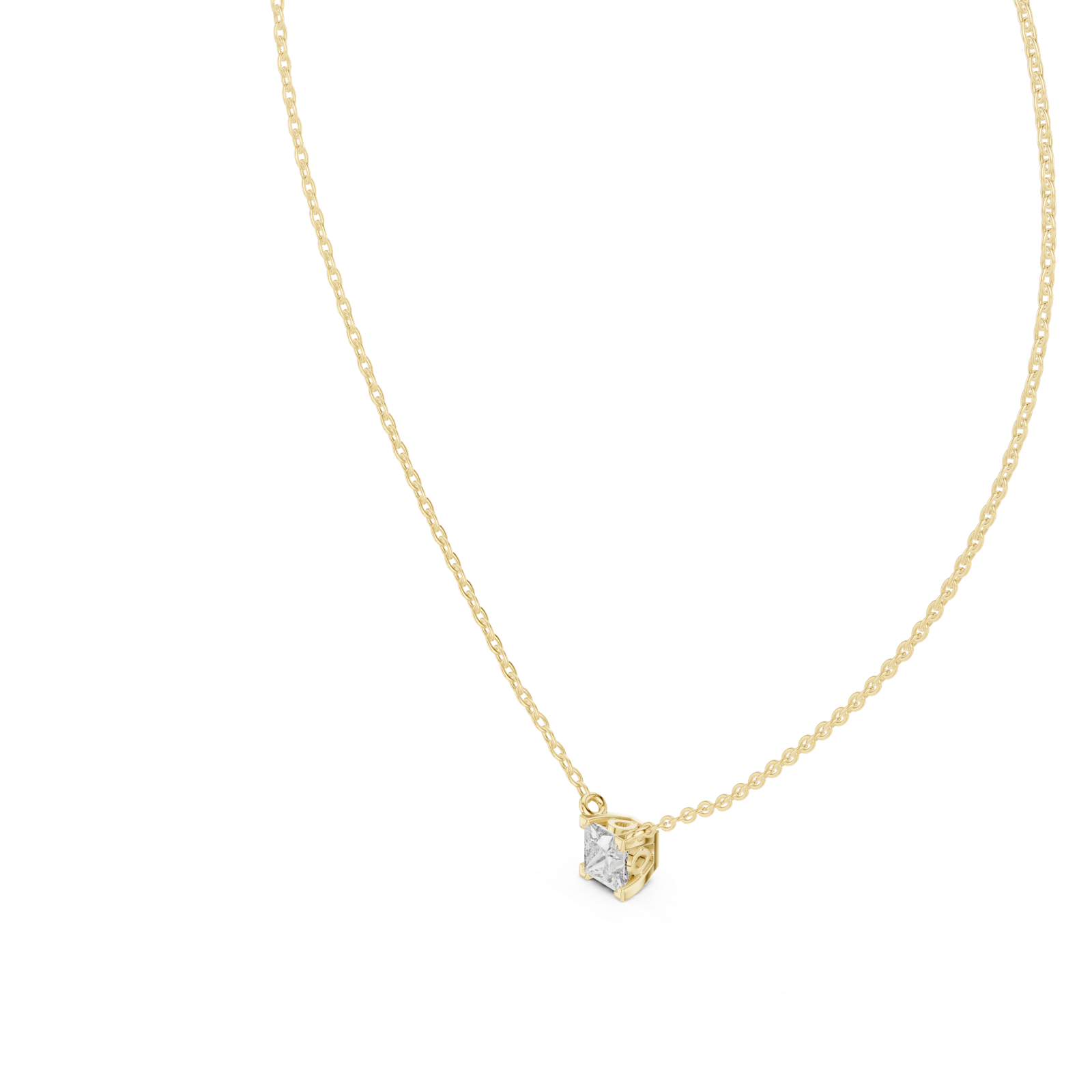 Gold Pendant GPD-0057, Yellow Gold, view 2
