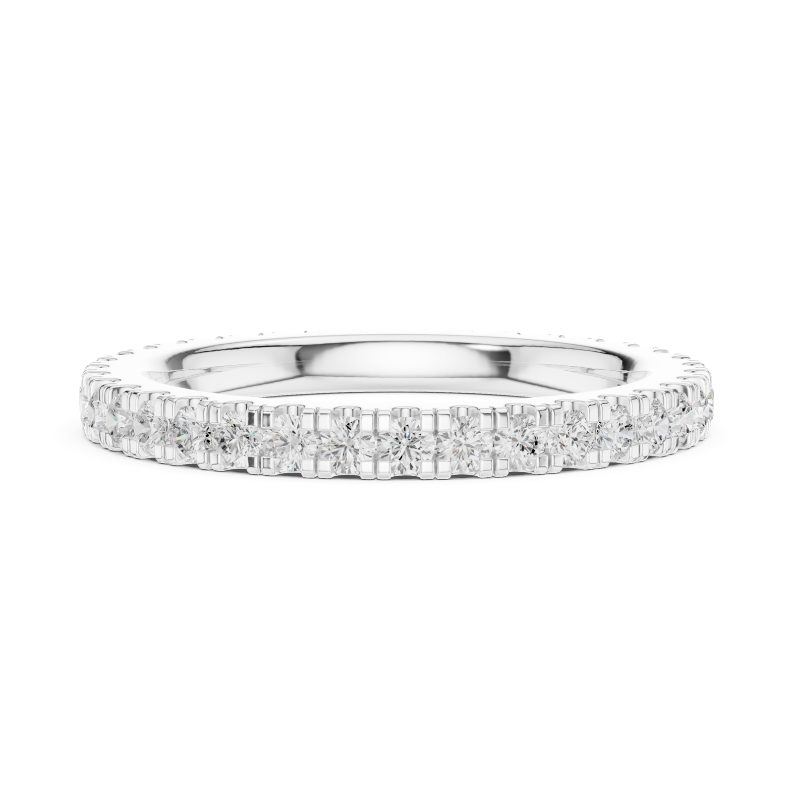 Gold Ring DDLR-604, White Gold, view 3