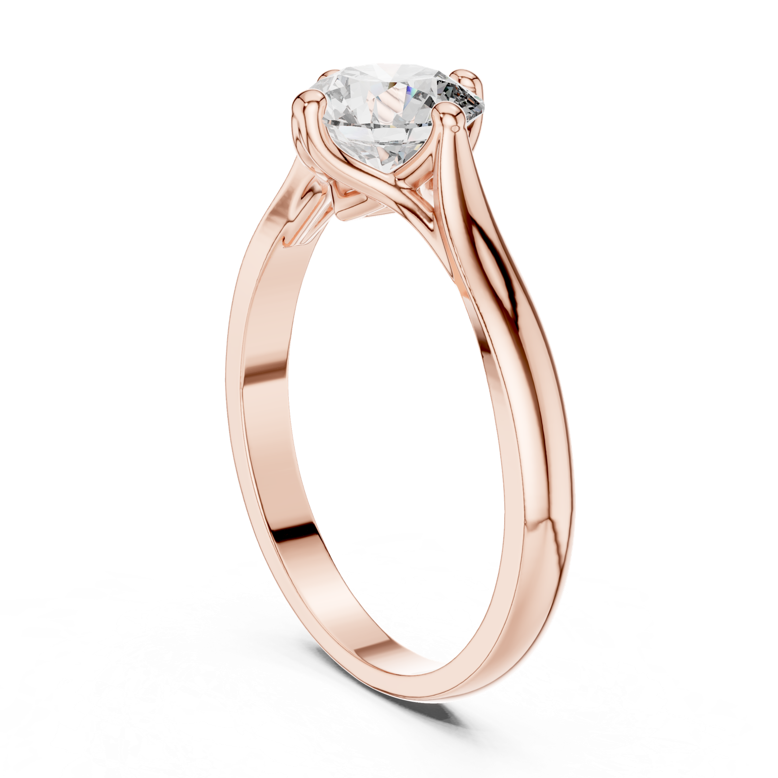 Gold Ring 00001L (12), Rose Gold, view 1