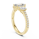 Gold Ring DDLR-706, Yellow Gold, view 1
