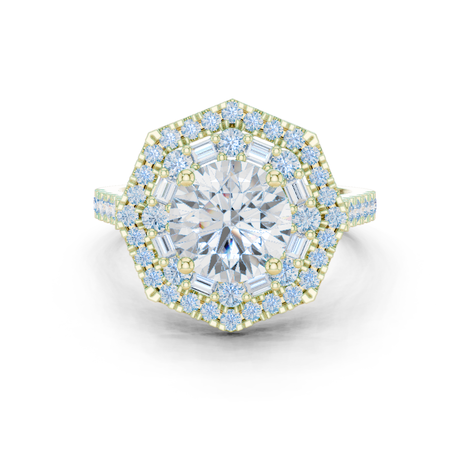 Gold Ring DDLR-326, Yellow Gold