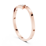 Gold Ring DDLR-720, Rose Gold, view 1