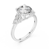Gold Ring DDLR-072, White Gold, view 2