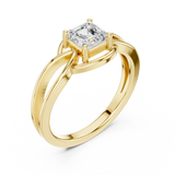 Gold Ring DDLR-499, Yellow Gold, view 2
