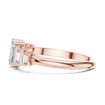 Gold Ring ALR-98, Rose Gold, view 3