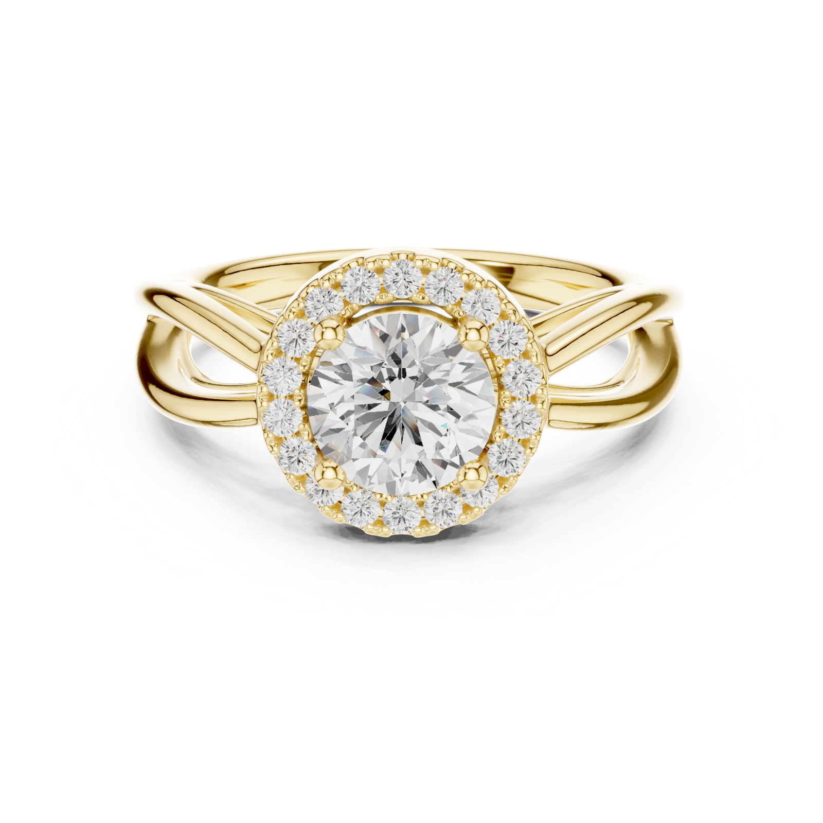 Gold Ring DDLR-637, Yellow Gold