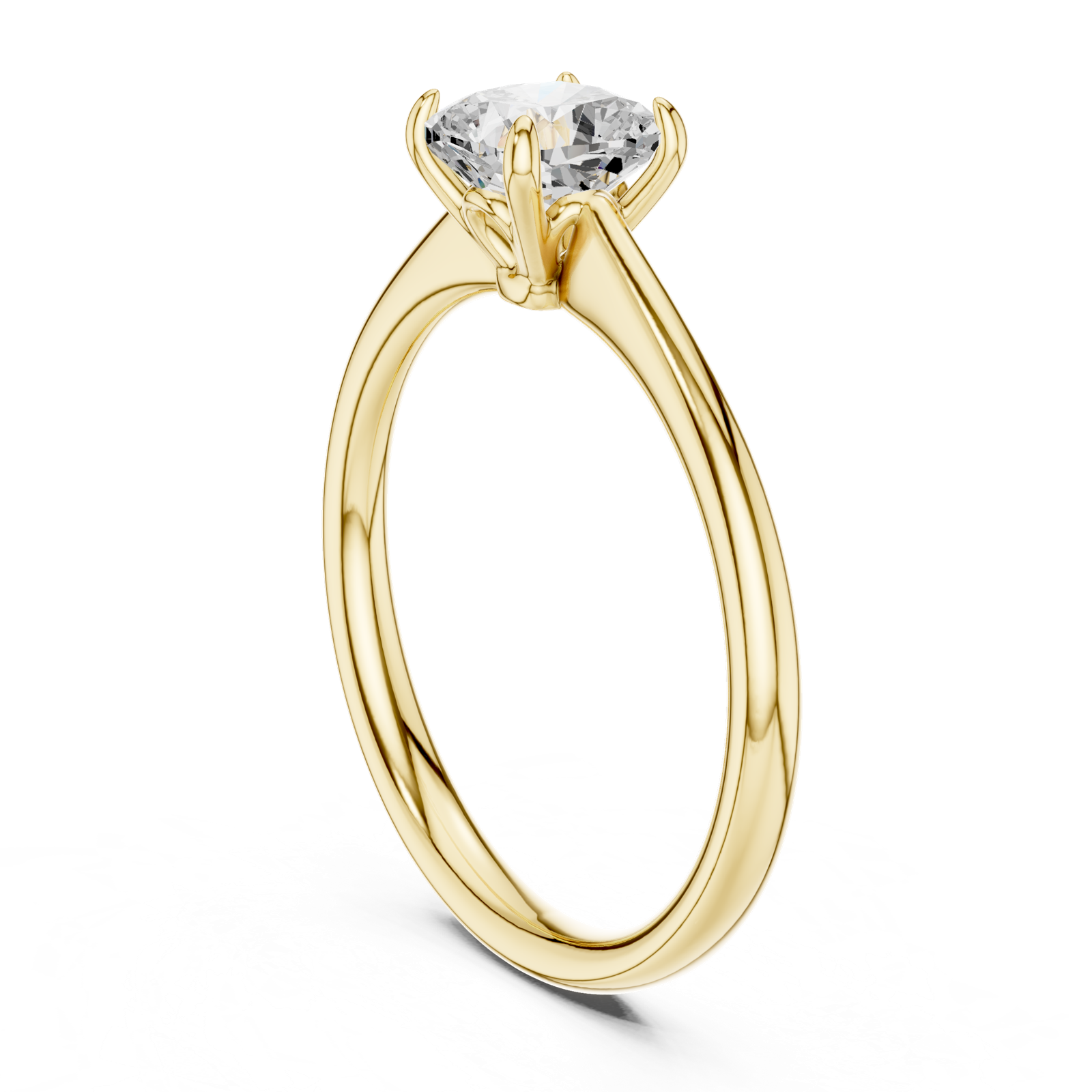 Gold Ring DDLR-801, Yellow Gold, view 1