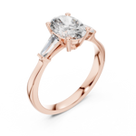 Gold Ring 00001L (32), Rose Gold, view 2