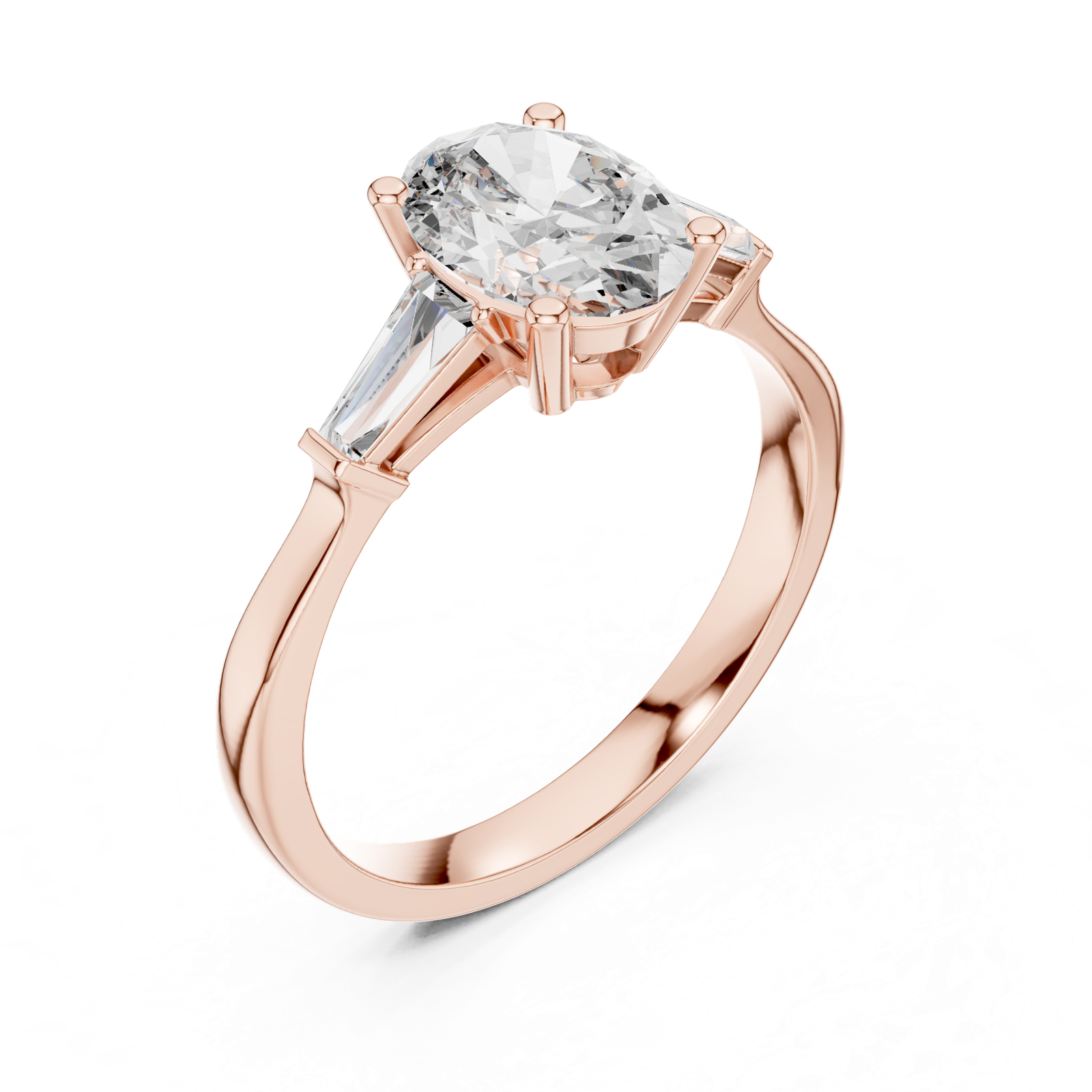 Gold Ring 00001L (32), Rose Gold, view 2