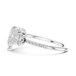 Gold Ring DDLR-1083, White Gold, view 3