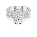 Gold Ring DDLR-012, White Gold, view 4