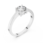 Gold Ring ALR-28, White Gold, view 2