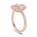 Gold Ring DDLR-732, Rose Gold, view 1