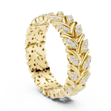 Gold Ring R35, Yellow Gold, view 1