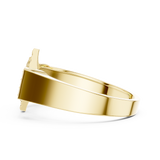 Gold Ring LR-01 (3), Yellow Gold, view 3