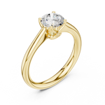 Gold Ring DDLR-564, Yellow Gold, view 2
