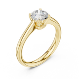 Gold Ring DDLR-564, Yellow Gold, view 2