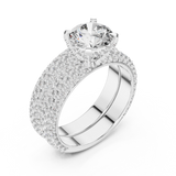 Gold Ring DDLR-012, White Gold, view 2