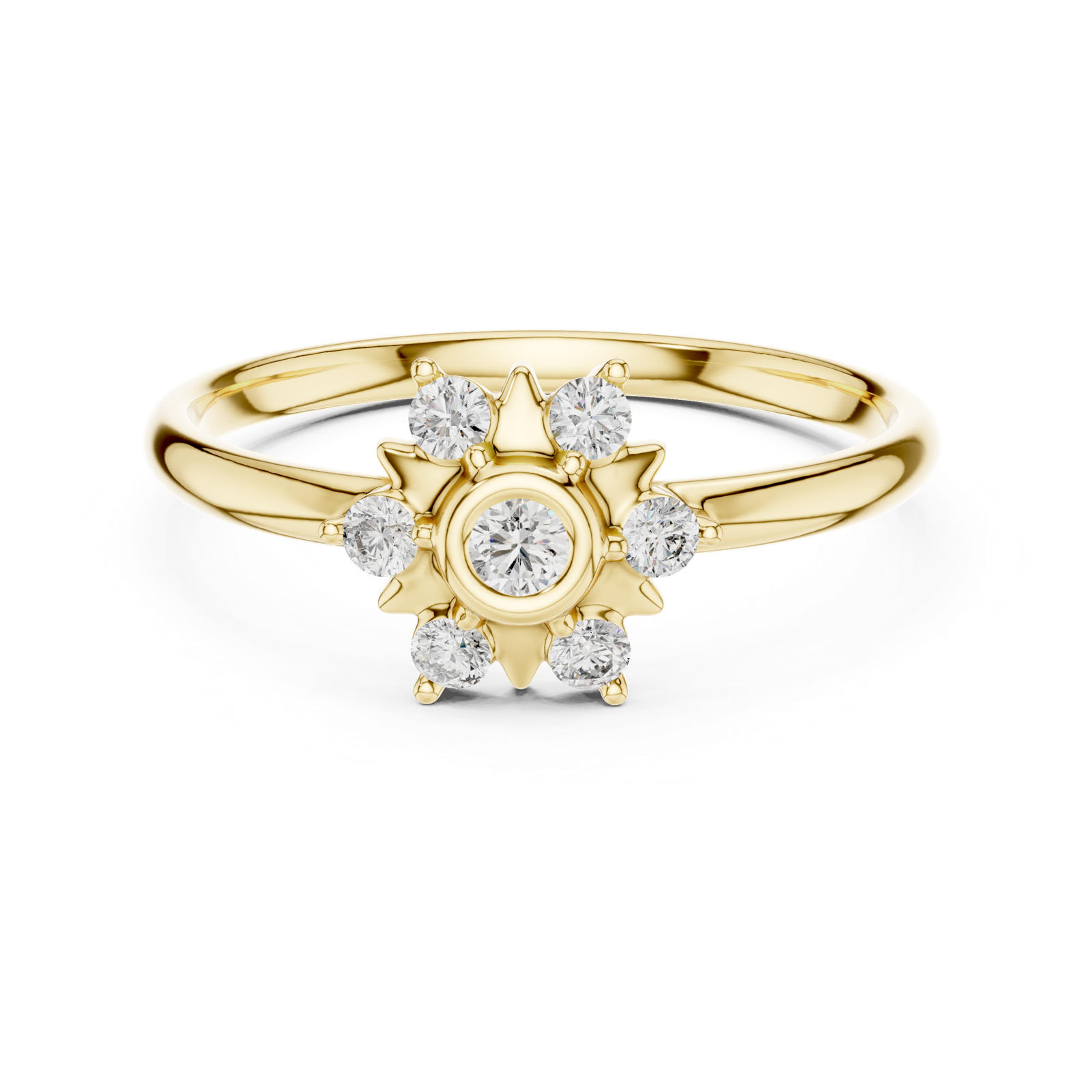 Gold Ring 1 (341), Yellow Gold, view 4