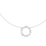 Gold Pendant GNK-0011, White Gold, view 1