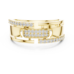 Gold Ring LR-01 (6), Yellow Gold, view 4