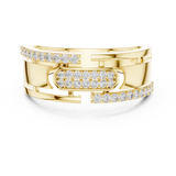 Gold Ring LR-01 (6), Yellow Gold, view 4
