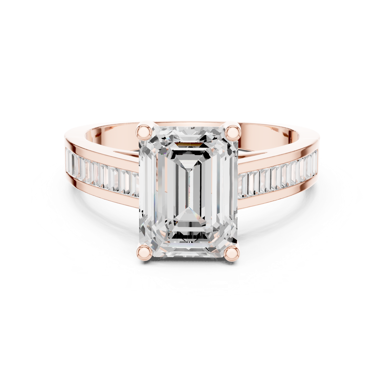 Gold Ring DDLR-357, Rose Gold