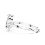 Gold Ring DDLR-1055, White Gold, view 3