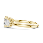 Gold Ring DDLR-853, Yellow Gold, view 3