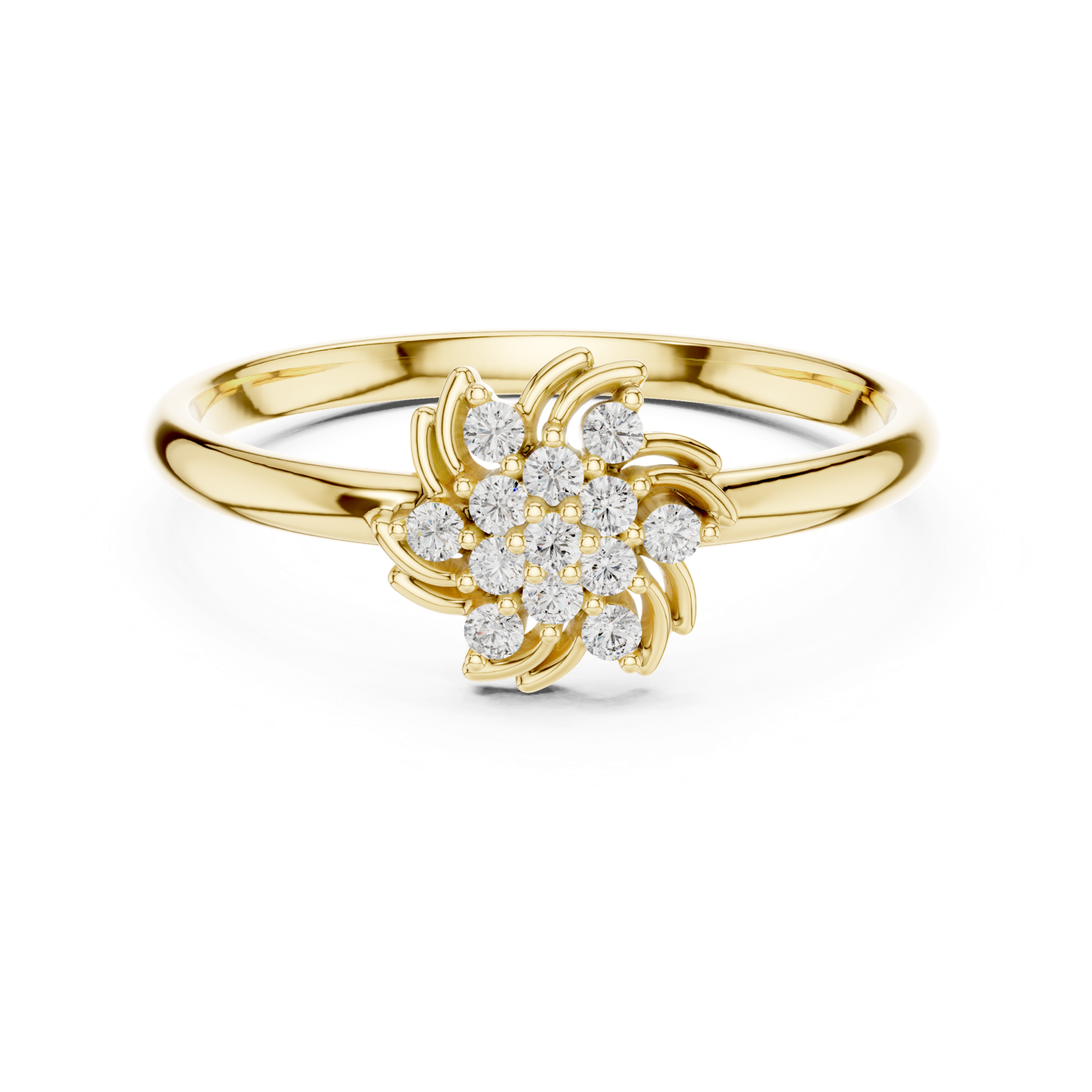 Gold Ring 1 (422), Yellow Gold, view 4