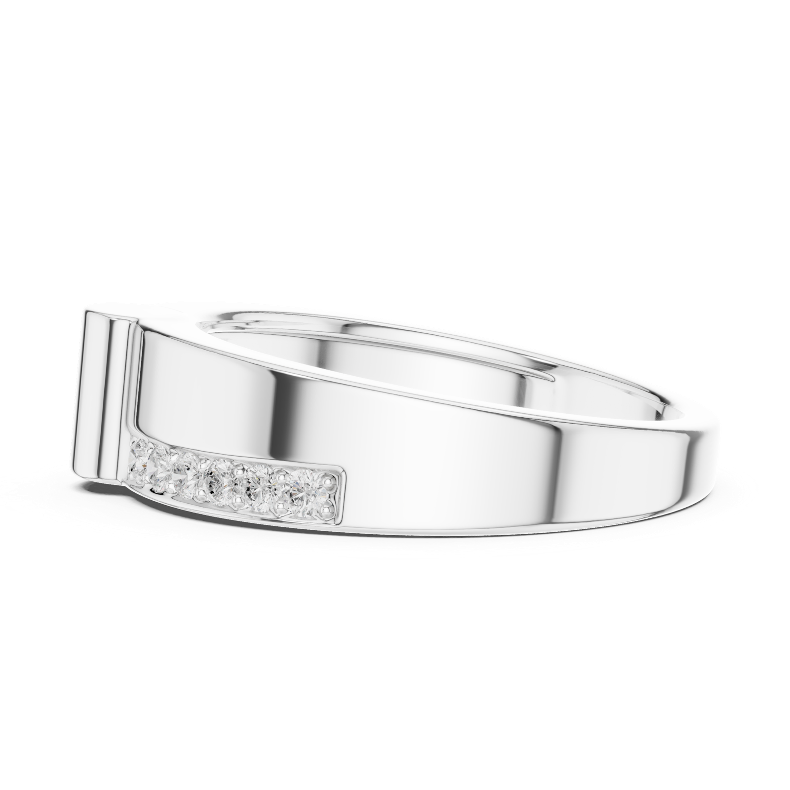 Gold Ring SBMR(12), White Gold, view 3