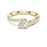 Gold Ring LR-0302, Yellow Gold, view 4