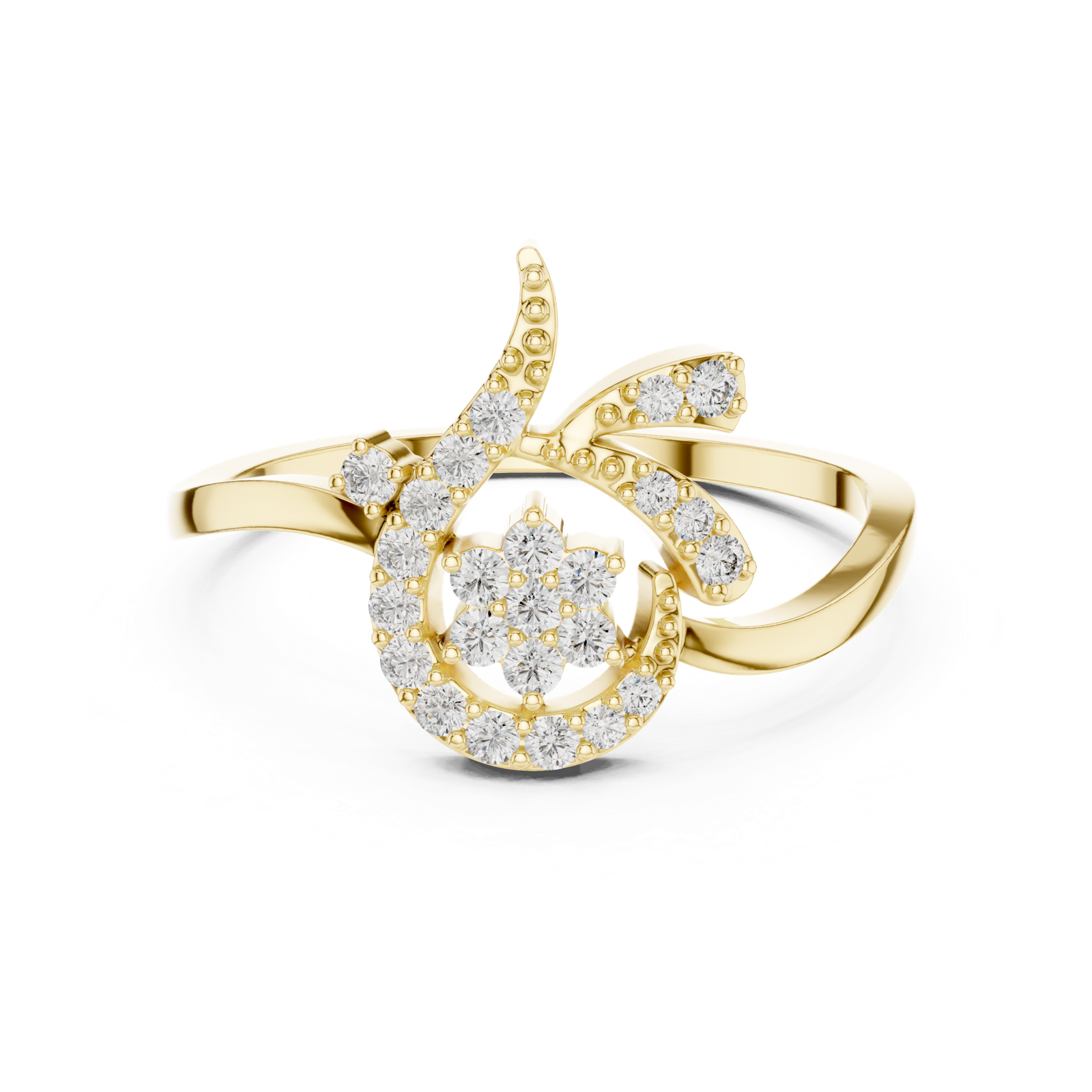 Gold Ring DR-6300, Yellow Gold