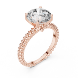 Gold Ring LR-0026, Rose Gold, view 2