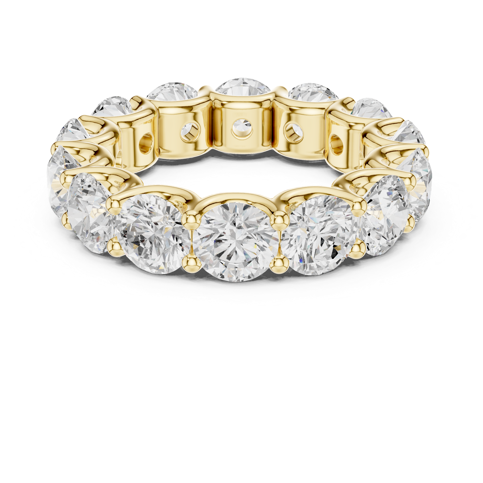 Gold Ring DDLR-662, Yellow Gold, view 4