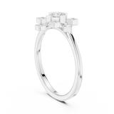 Gold Ring ALR-208, White Gold