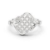 Gold Ring DDLR-760, White Gold