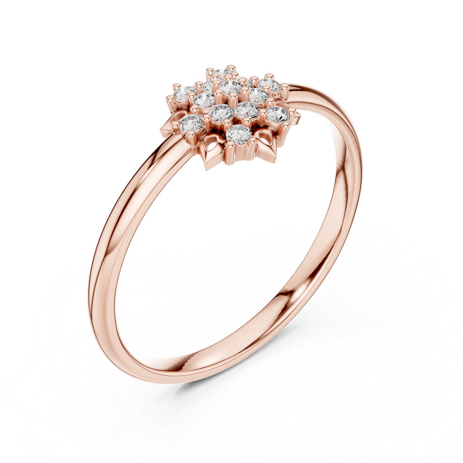 Gold Ring 1 (448), Rose Gold, view 2