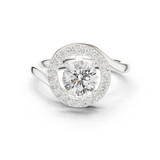 Gold Ring DDLR-814, White Gold