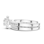 Gold Ring LR-0269, White Gold, view 3