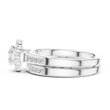 Gold Ring LR-0269, White Gold, view 3