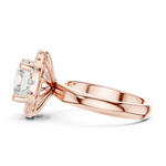 Gold Ring DDLR-333, Rose Gold, view 3