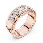 Gold Ring DDLR-425, Rose Gold, view 2