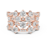 Gold Ring DDLR-866, Rose Gold, view 4