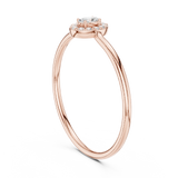 Gold Ring HLR-207, Rose Gold