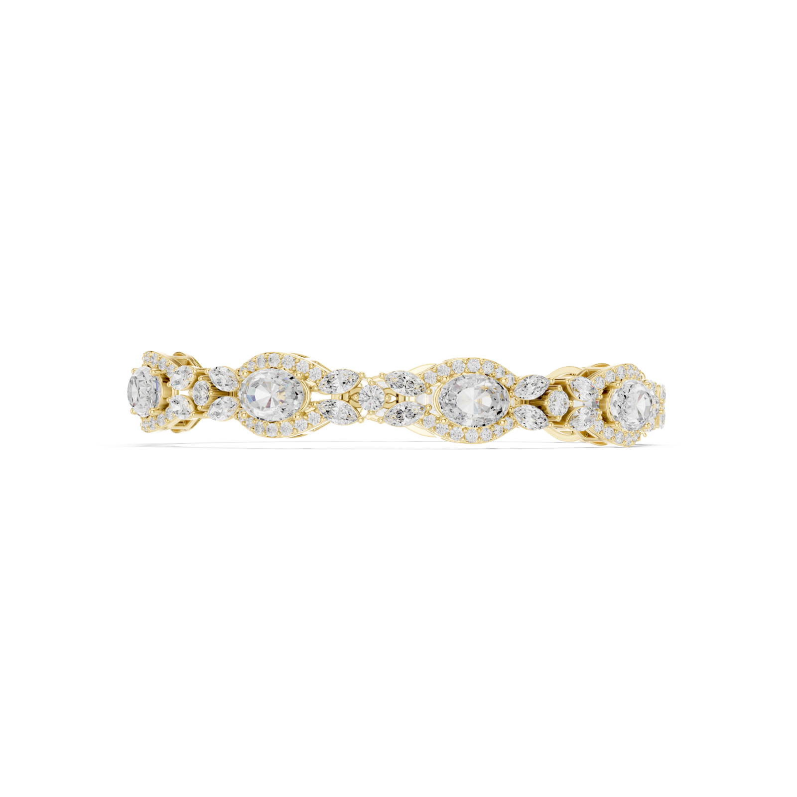 Gold Bracelet SBWB (33), Yellow Gold, view 3