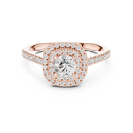 Gold Ring LR-0243, Rose Gold, view 4