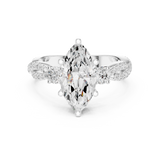 Gold Ring DDLR-1035, White Gold