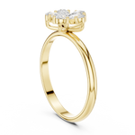Gold Ring HLR-92, Yellow Gold, view 1