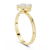 Gold Ring HLR-92, Yellow Gold, view 1